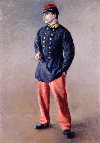 A Soldier, 1881 by Gustave Caillebotte